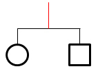 Line Down Symbol