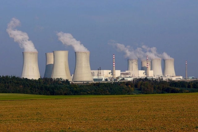A nuclear power plant
