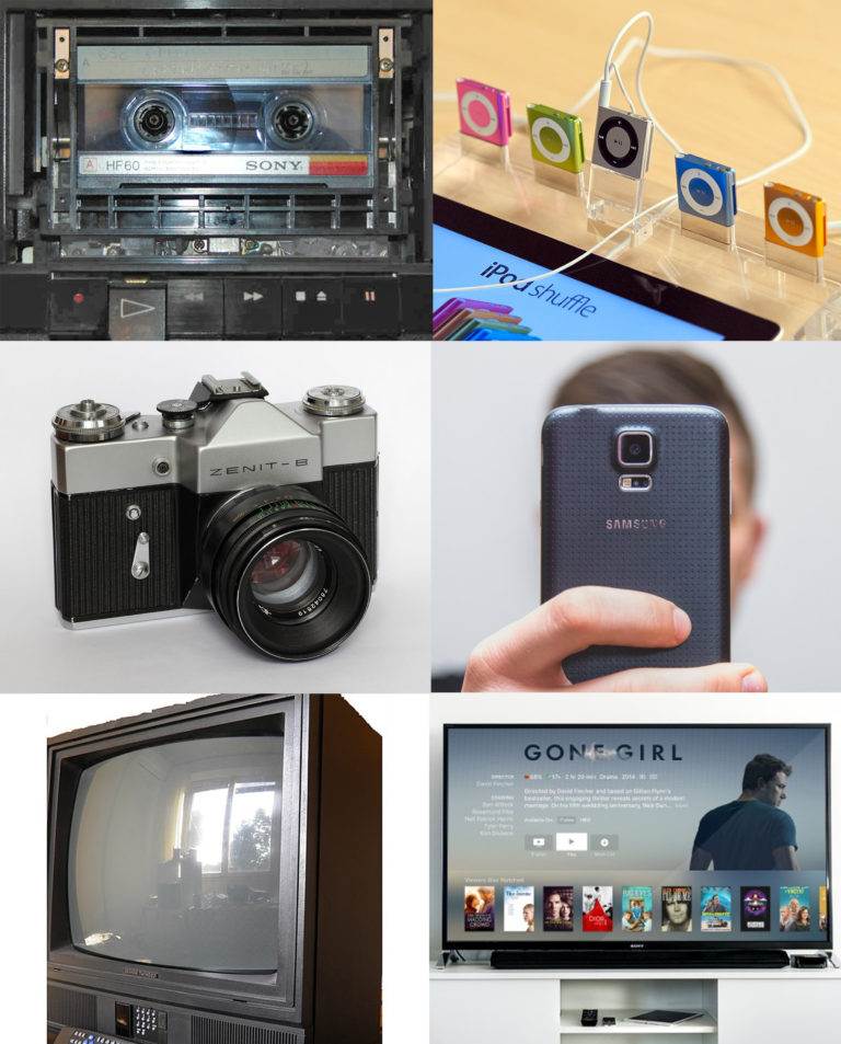 Image comparing tech from 1993 to 2018