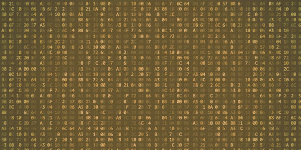 illustration of letters and numbers