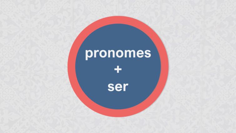 Personal Pronouns And Verb Ser