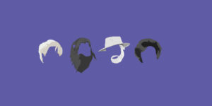 illustration of different hair styles