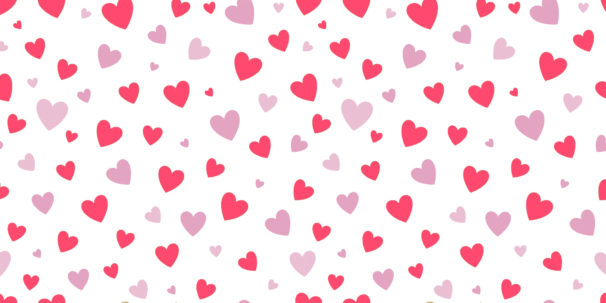 Love heart pattern