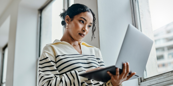 Woman on laptop