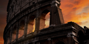 Ancient roman colosseum