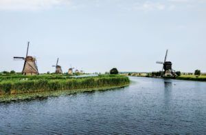 photo of windmills in the Netherlands